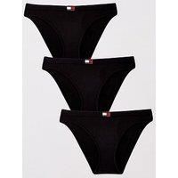 Tommy Hilfiger 3 Pack Knickers - Black