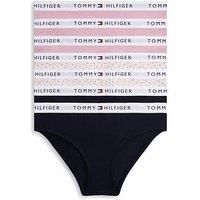 Tommy Hilfiger Girls 7 Pack Print Bikini Briefs - Multi
