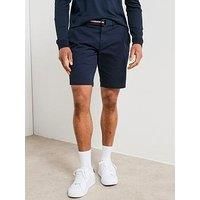 Tommy Hilfiger Brooklyn Essential Twill Belted Chino Shorts - Navy