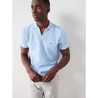 Tommy Hilfiger Knitted Polo Shirt - Blue