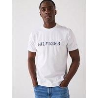 Tommy Hilfiger Embossed Summer Logo T-Shirt - White