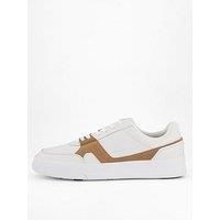 Tommy Hilfiger Court Craft Leather Trainers - White