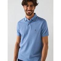 Tommy Hilfiger Men’s Short Sleeve 1985 Regular Fit Polo Shirt, Blue (Brisk Blue), S