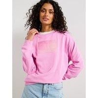 Tommy Jeans Regular Logo Sweatshirt - Pink