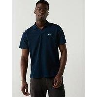 Tommy Jeans Skipper Collar Regular Fit Polo Shirt - Navy