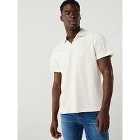 Tommy Jeans Skipper Collar Regular Fit Polo Shirt - Beige