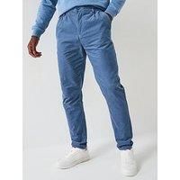 Tommy Jeans Isaac Light Cord Casual Trousers - Blue