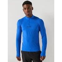 Calvin Klein Sport Ck Intense Power 1/4 Zip Sweat - Blue