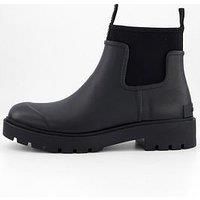 Calvin Klein Combat Rain Hiker Boot - Black