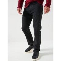 Calvin Klein Slim Straight Fit Jaguar Black Jeans - Black