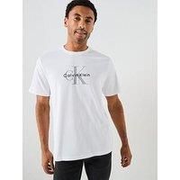 Calvin Klein Jeans Monologo T-Shirt - White