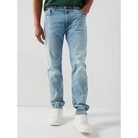 Calvin Klein Slim Straight Fit Medway Blue Jeans - Light Wash