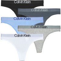 Calvin Klein Jeans  THONG 5PK X5  women's Tanga briefs in Multicolour
