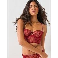 Calvin Klein Unlined Balconette Bra - Red