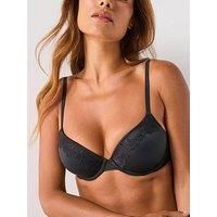 Calvin Klein Lined Perfect Coverage Bra - Black