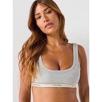 Calvin Klein Unlined Bralette - Grey