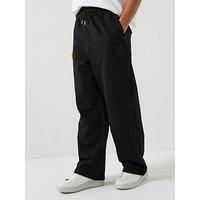 Calvin Klein Premium Terry Ck Emblem Joggers - Black