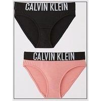 Calvin Klein Girls 2 Pack Bikini Briefs - Multi