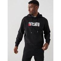 Calvin Klein Jeans Box Graphic Hoodie - Black