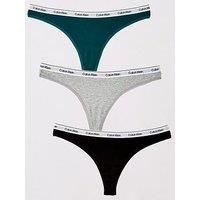 Calvin Klein 3 Pack Thongs - Multi