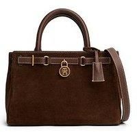 Tommy Hilfiger Americanicon Mini Tote Bag Suede - Brown