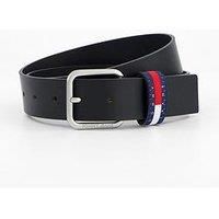 Tommy Jeans Tjm Ryan 3.5 Leather Belt - Black