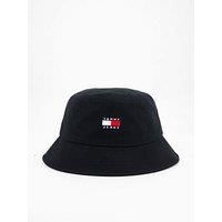 Tommy Jeans Heritage Entry Bucket Hat - Black