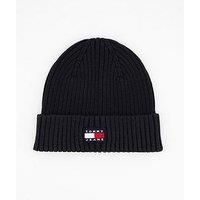 Tommy Jeans Men/'s TJM Heritage Core Beanie Am0Am13669, Black (Black), One Size