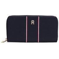 Tommy Hilfiger Icon Large Nylon Zip Purse - Blue