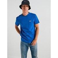 Tommy Jeans Regular Fit Badge T-Shirt - Blue