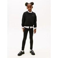 Tommy Hilfiger Girls Mini Corp Sweat And Leggings Set - Black