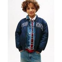Tommy Hilfiger Boys Varsity Reversible Bomber - Night Navy