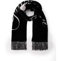 Tommy Hilfiger Script Logo Scarf - Black