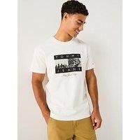 Tommy Jeans Photo Flag T-Shirt - Off White