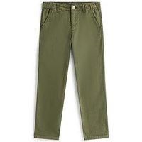 Tommy Hilfiger Boys Herringbone Worker Pants - Green
