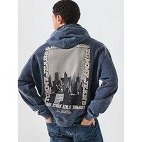 Tommy Jeans Tjm 90S Washed Boxy Photo City Hoodie - Black
