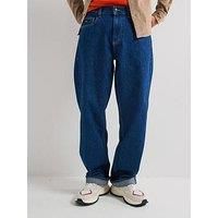 Tommy Jeans Jaimie Relaxed Straight Fit Jeans - Dark Blue