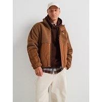 Tommy Jeans Essential Mix Teddy Fleece Jacket - Black