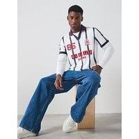 Tommy Jeans Tommy Jeans Regular Fit Retro Sports Polo Shirt - White