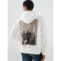 Tommy Jeans Tjm 90S Washed Boxy Photo City Hoodie - White