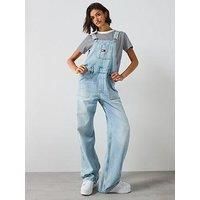 Tommy Jeans Relaxed Dungaree - Blue