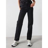 Tommy Jeans Slim Straight Leg Jean - Black