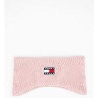 Tommy Jeans Knitted Headband With Logo - Pink