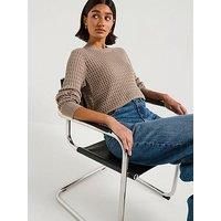 Tommy Hilfiger Cable Fine Knit Jumper - Beige