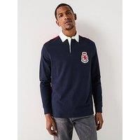 Tommy Hilfiger Long Sleeve Polo Shirt - Navy