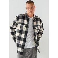 Tommy Jeans Check Overshirt - Black