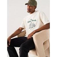 Tommy Hilfiger Herald Skyline Graphic T-Shirt - Off White