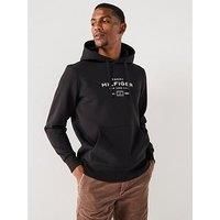 Tommy Hilfiger Men/'s OVAL GRAPHIC HOODIE MW0MW40864 Pullover Hoodie, Black, XL