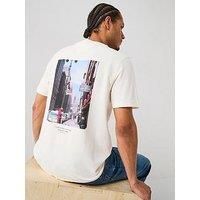 Tommy Hilfiger Photo Print Graphic T-Shirt - Off White