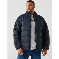 Tommy Hilfiger Big & Tall Mid Weight Padded Jacket - Navy